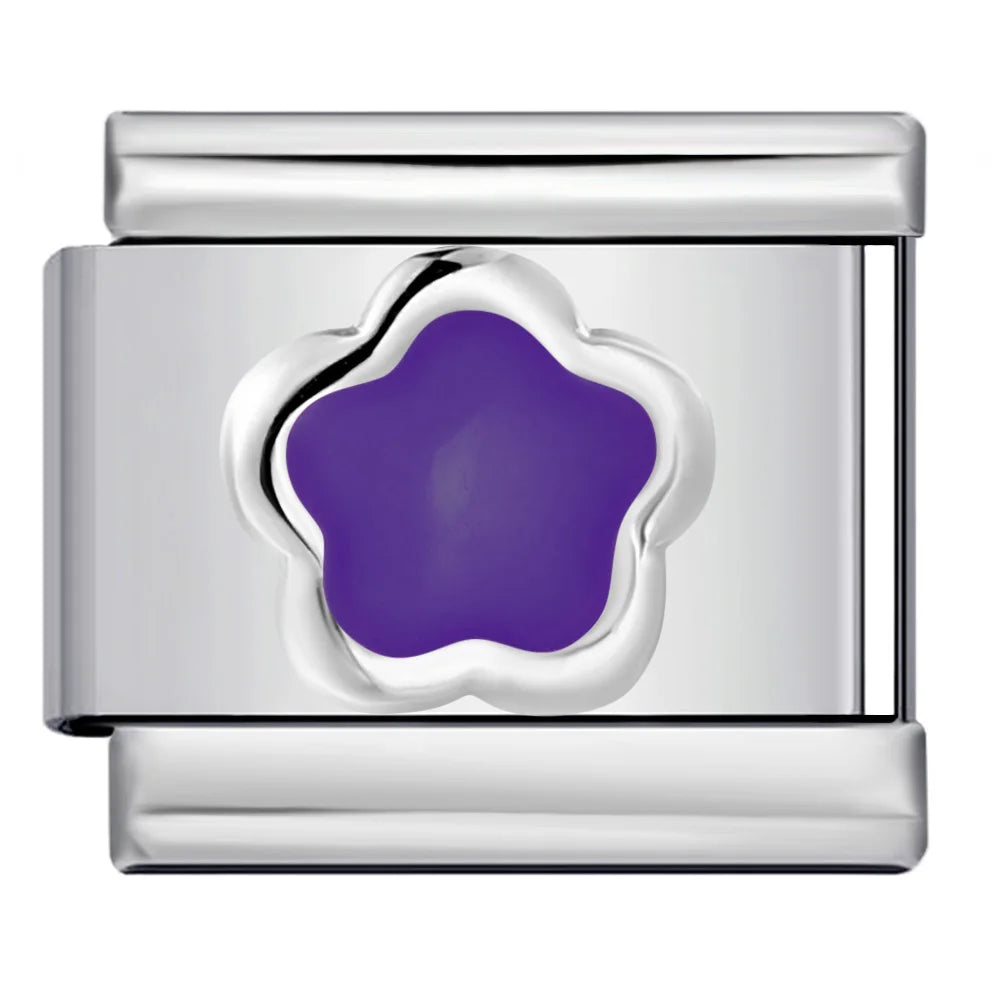 Flower Italian Charm Link 480