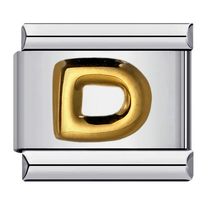 Gold Color 26 English Letters 007