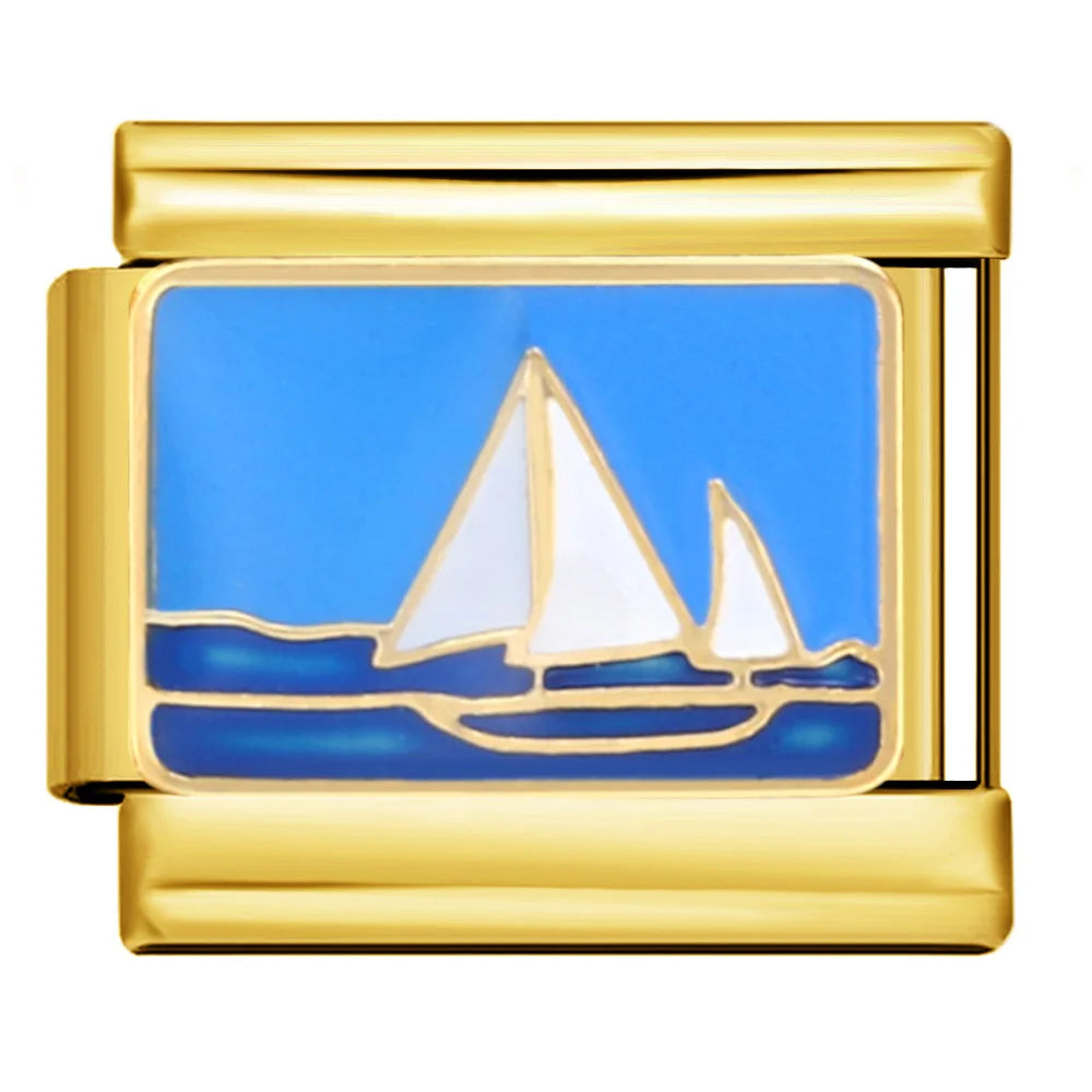 Beach Italian Charm Links 155