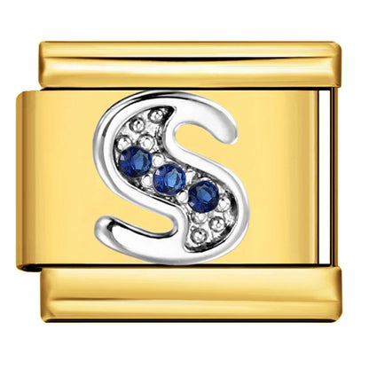 Gold Color 26 English Letters 383