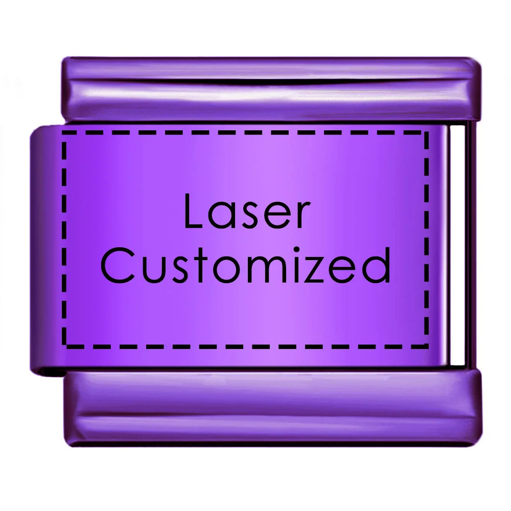 Laser Customization Italian Charm 514