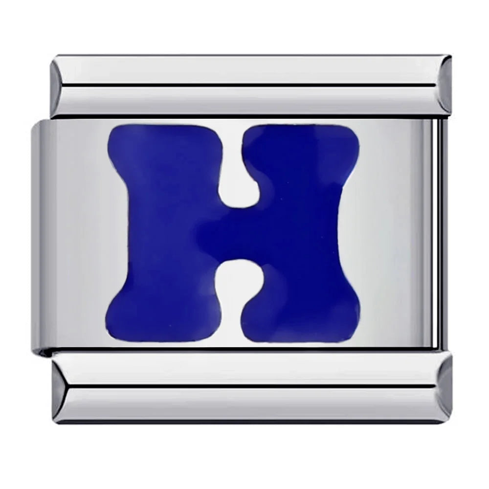 Blue Color 26 English Letters 002