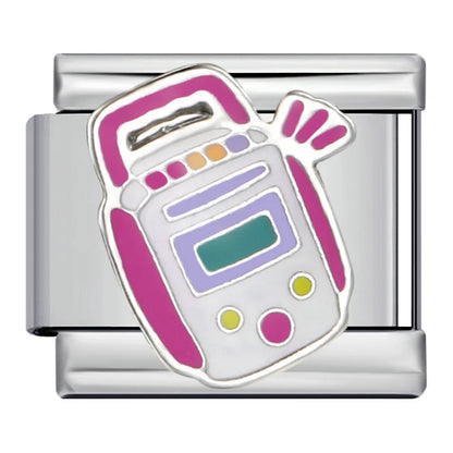 Pink Italian Charms Links 166