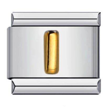 Gold Color 26 English Letters 007