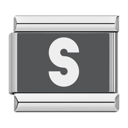 Laser 26 English Letters Charm 028