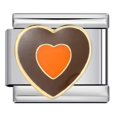 Heart Italian Charm Link 258