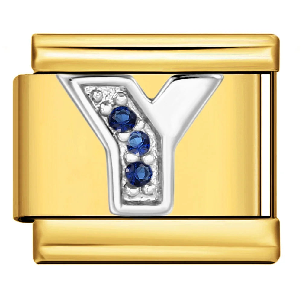 Gold Color 26 English Letters 383