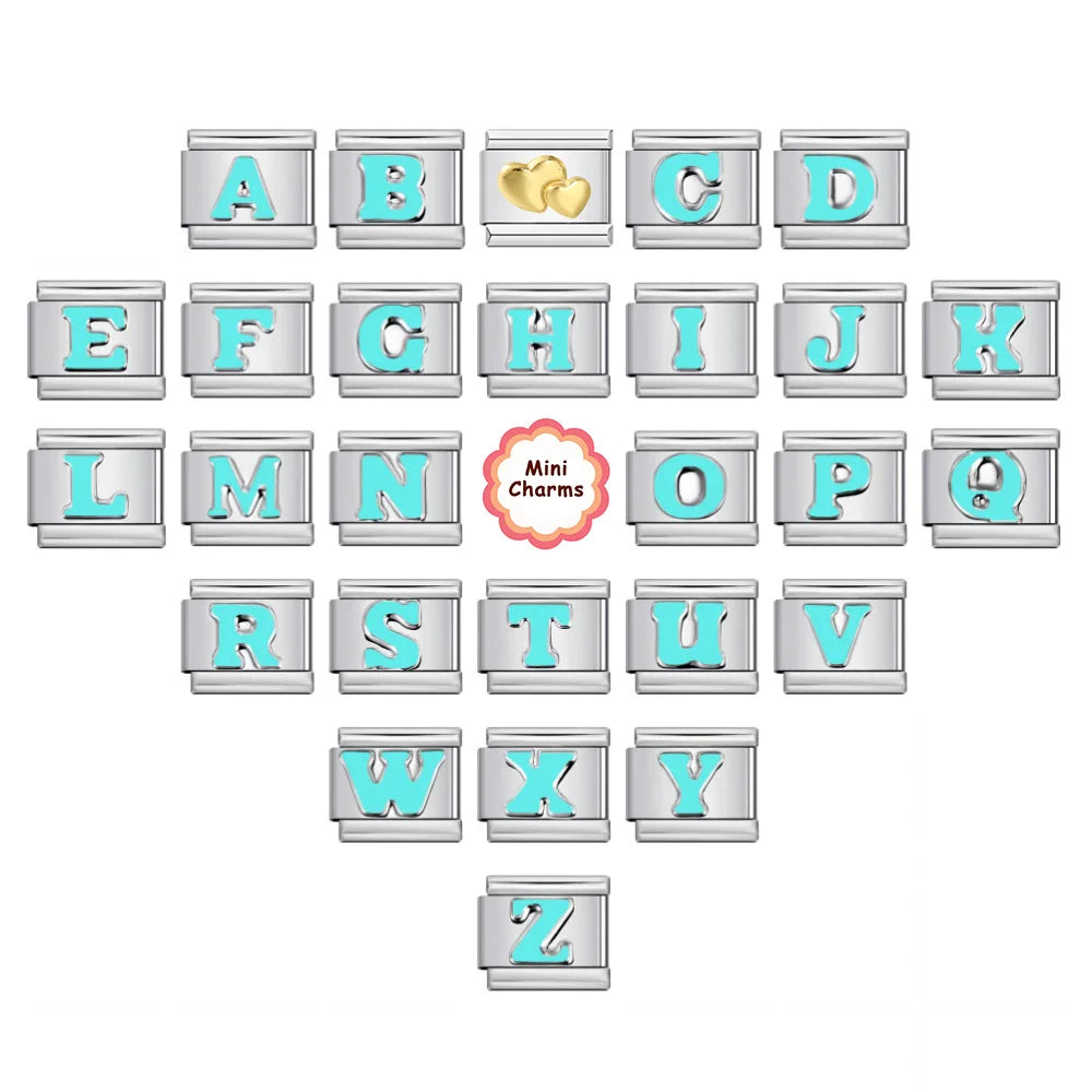 Sky Blue 26 English Letters 397