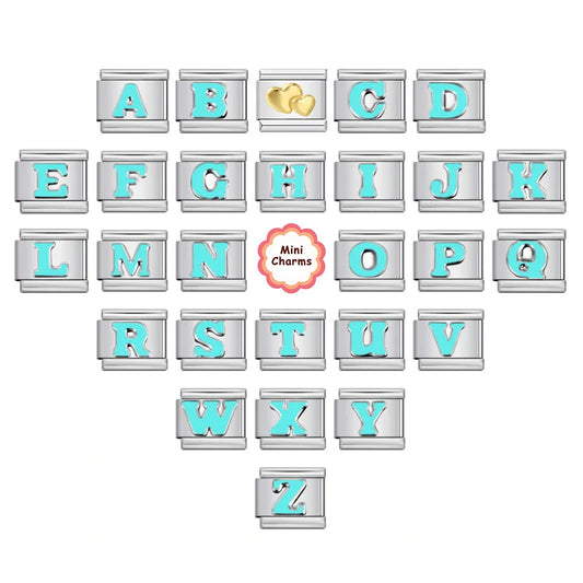 Sky Blue 26 English Letters 397