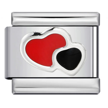 Heart Italian Charms Links 447