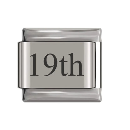 Laser Italian Charm Links 053