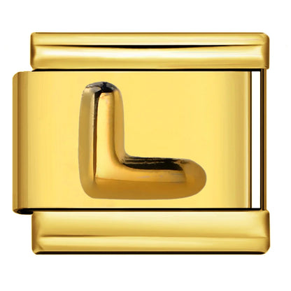 Gold Color 26 English Letters 336