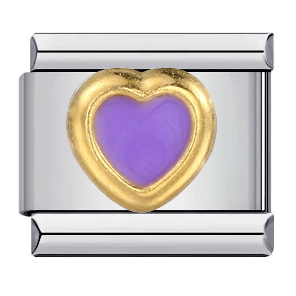 Purple Italian Charm Link 170