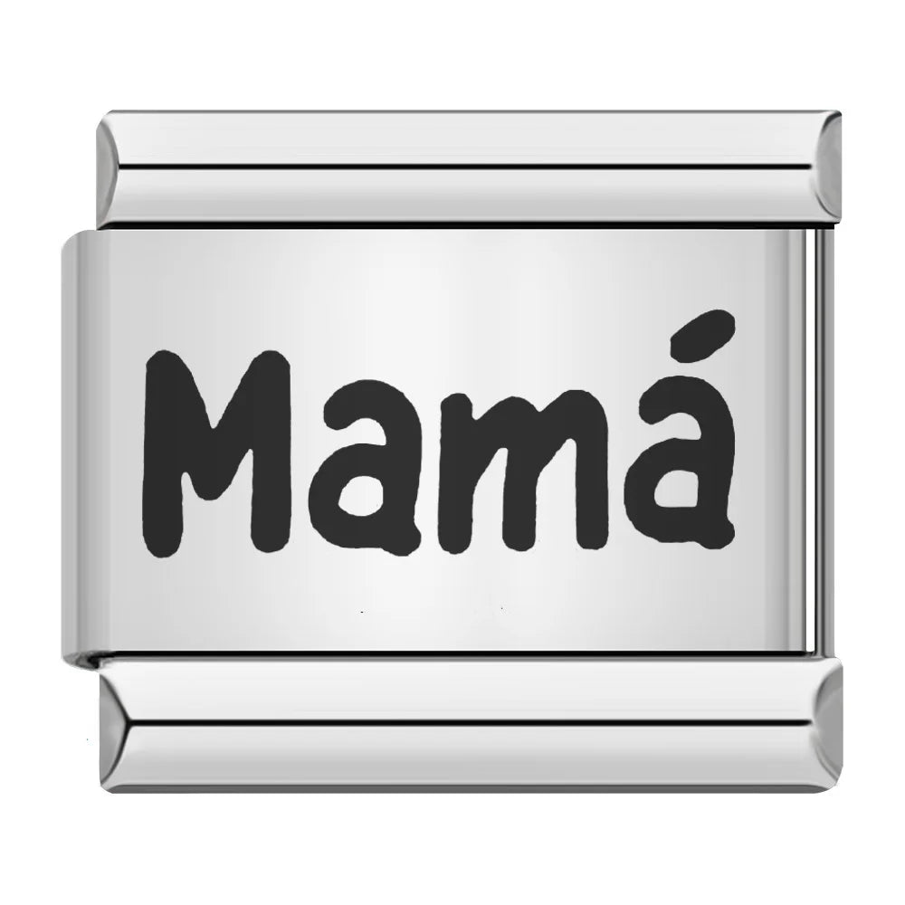 Laser Italian Charm Links 048