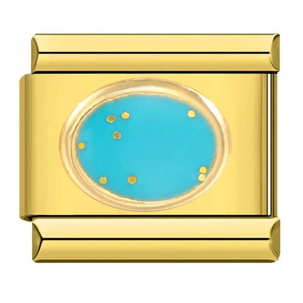 Blue Italian Charm Link 320
