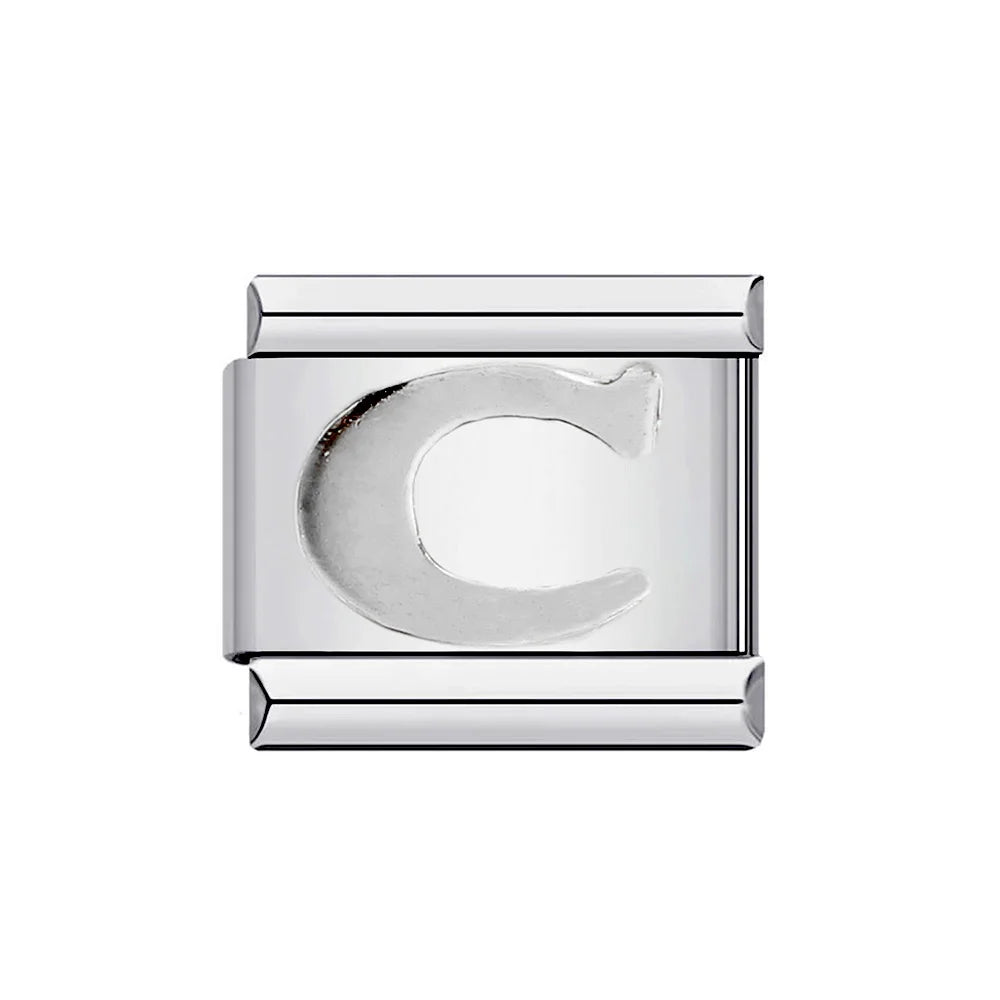 Silver Color 26 English Letter 071