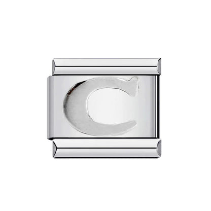 Silver Color 26 English Letter 071