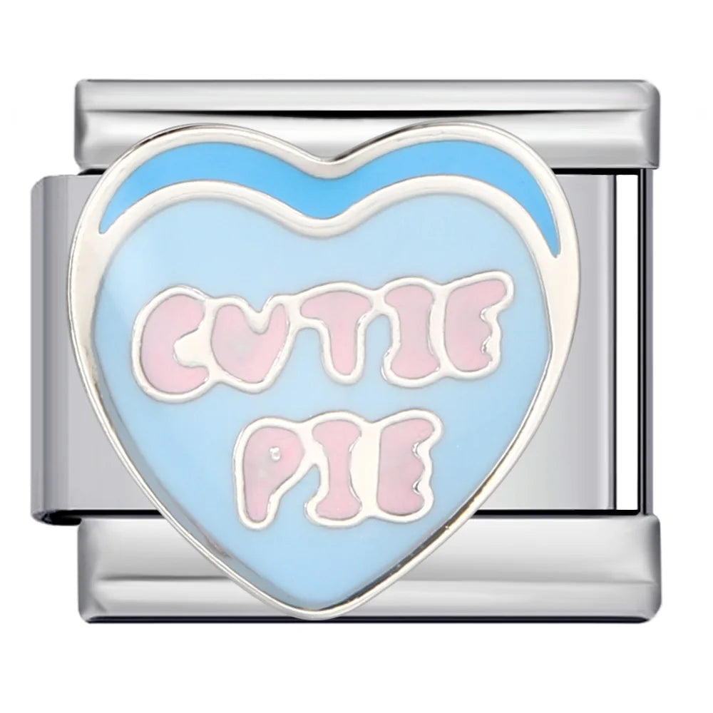 Heart Italian Charm Link 294