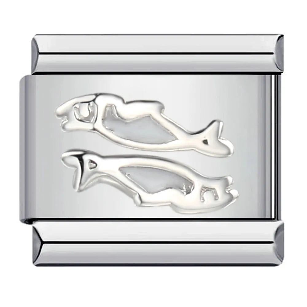 Simple Italian Charm Links 132