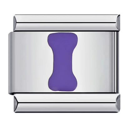 Purple Color 26 English Letters 017