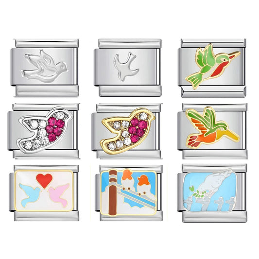 Bird Italian Charm Link 307