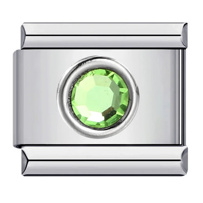Zirconia Italian Charms Links 091