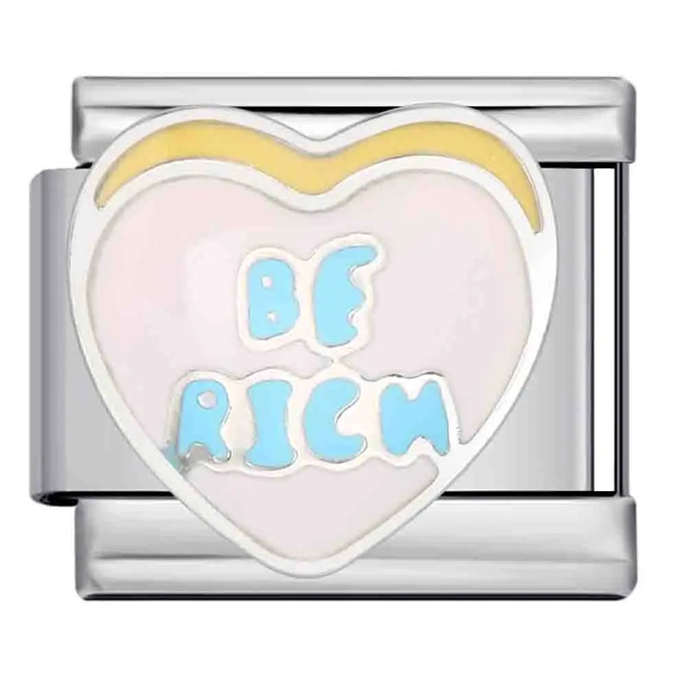Heart Italian Charm Link 275