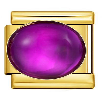 Purple Italian Charm Link 170