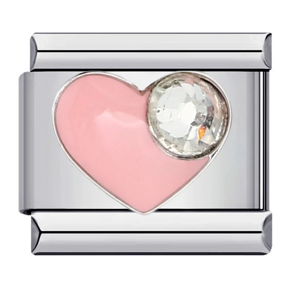 Heart Italian Charm Links 121