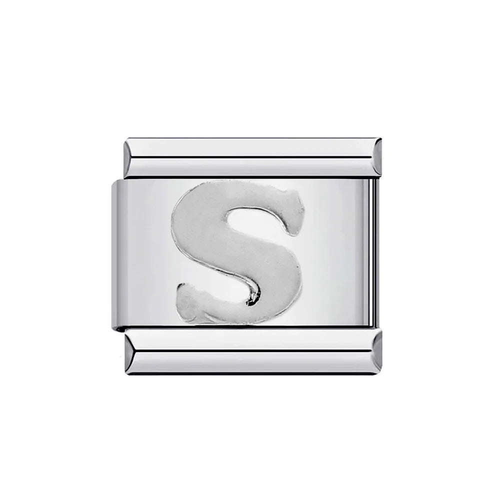 Silver Color 26 English Letter 071