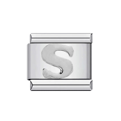 Silver Color 26 English Letter 071