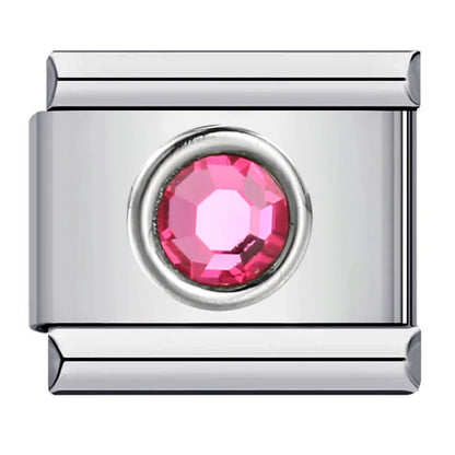 Zirconia Italian Charms Links 091