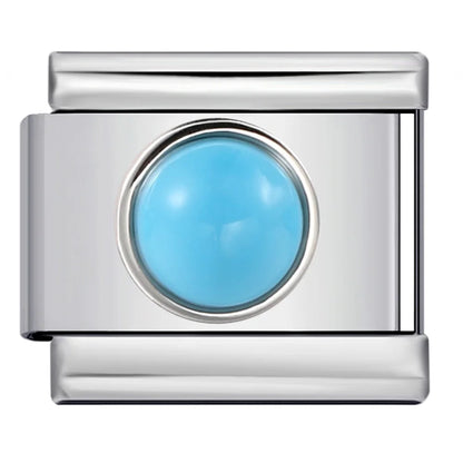 Blue Italian Charm Link 402