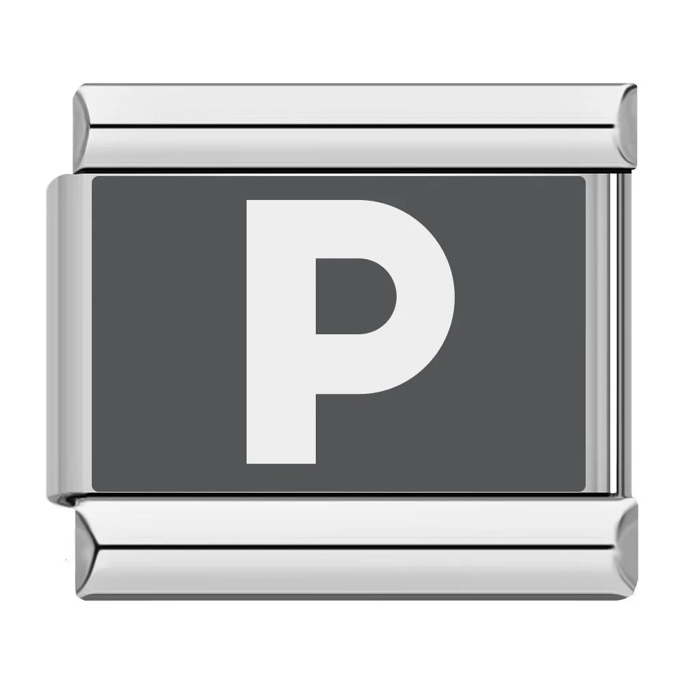 Laser 26 English Letters Charm 028