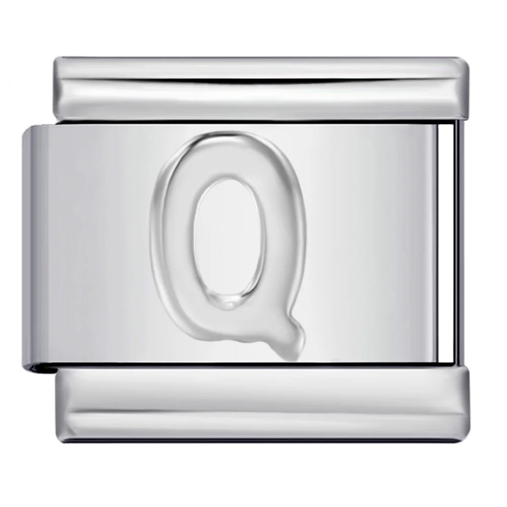 Silver Color 26 English Letters 134