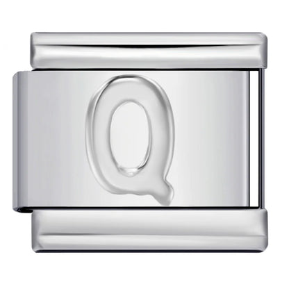 Silver Color 26 English Letters 134
