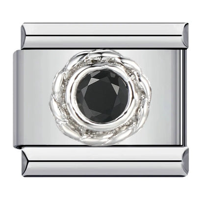 Black Italian Charm Links 318
