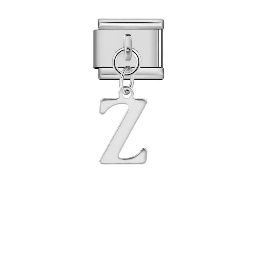 Silver Color Pendant 26 English Letter 521