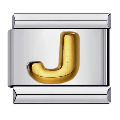 Gold Color 26 English Letters 007