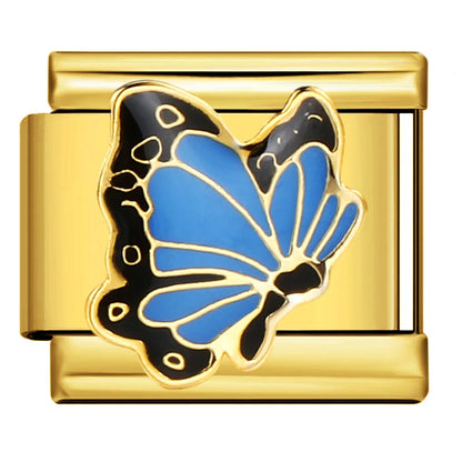 Butterfly Italian Charm Links 099
