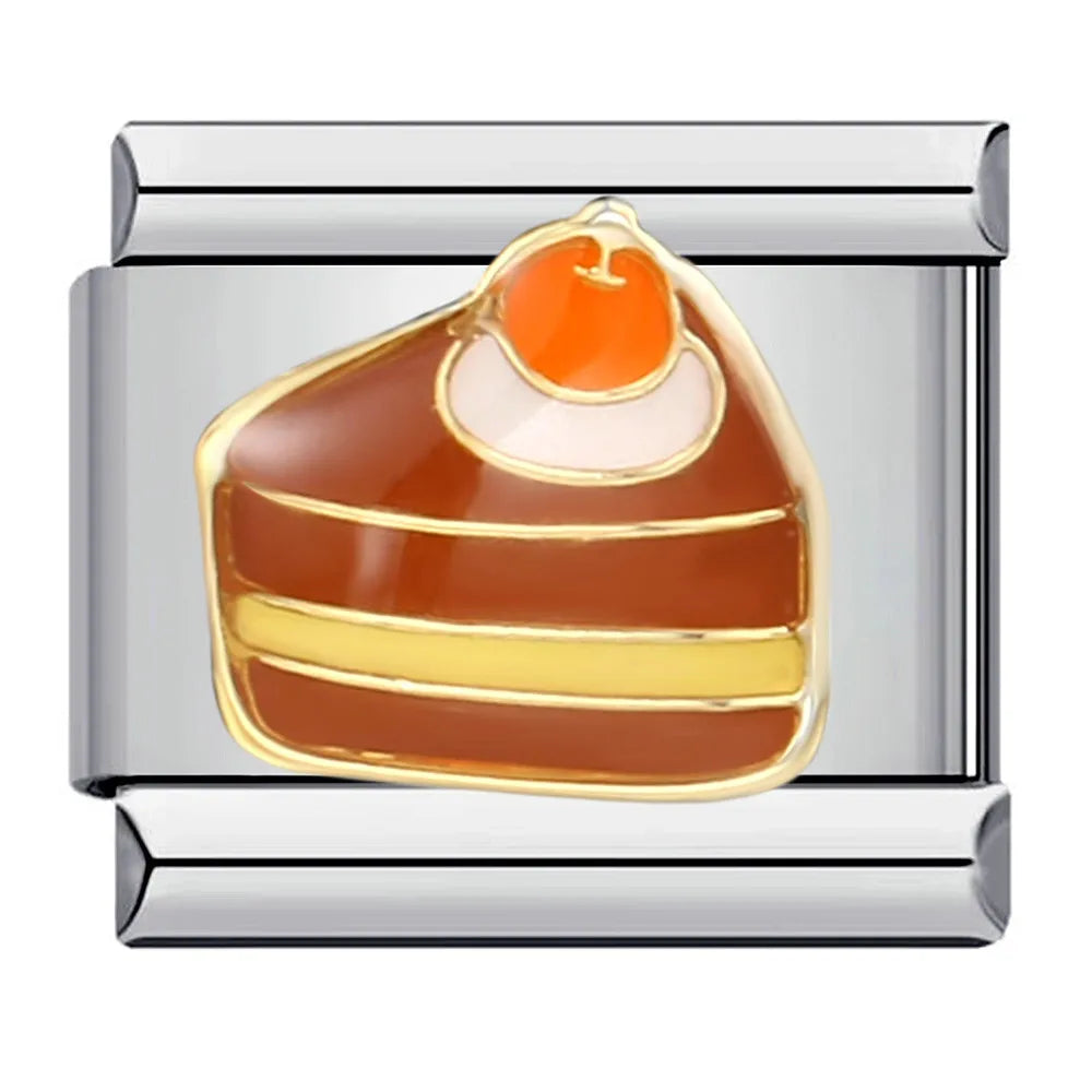 Cake Italian Charm Link 202