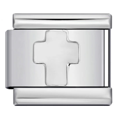 Cross Italian Charm Link 530