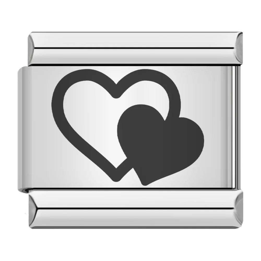Laser Italian Charm Links 112