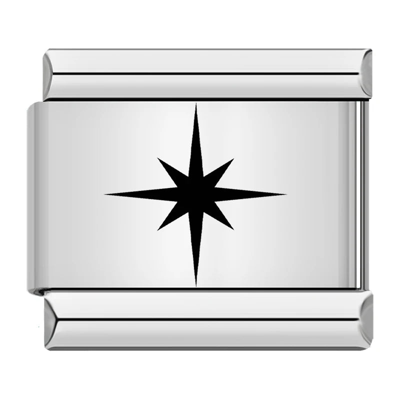 Laser Engrave Italian Charm Links 004