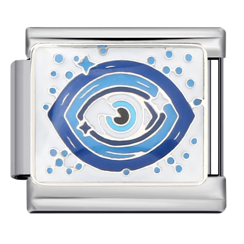 Blue Italian Charm Link 305