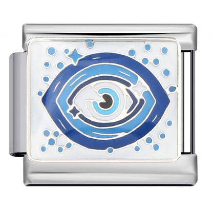 Blue Italian Charm Link 305