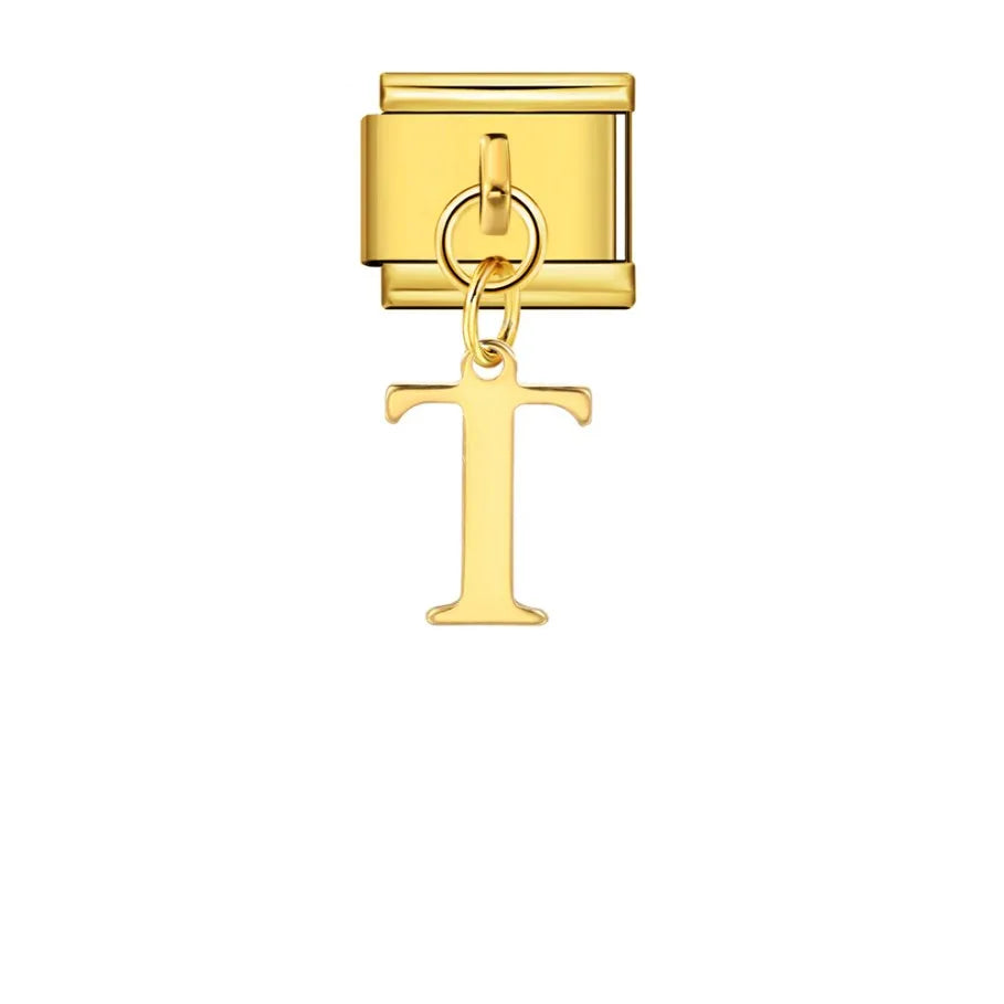 Gold Color Pendant 26 English Letter 520