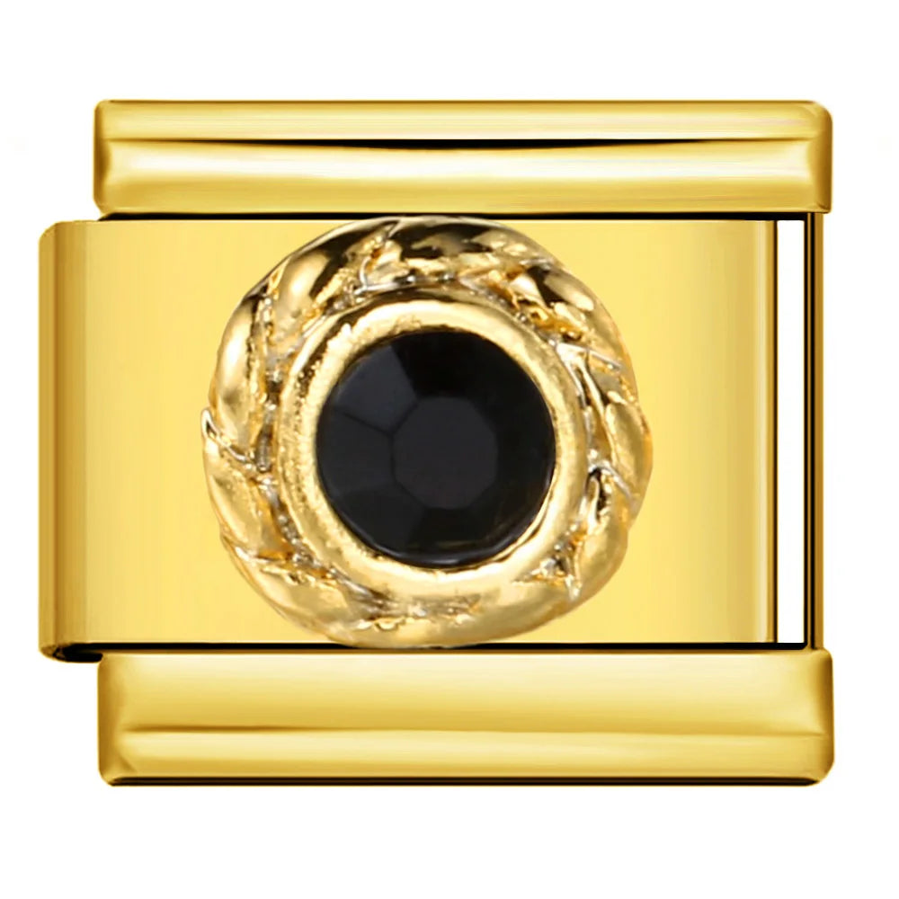 Black Italian Charm Links 318