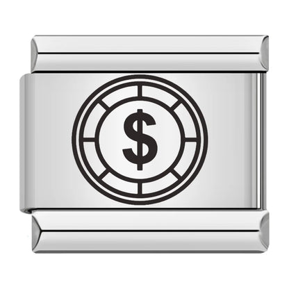 Laser Italian Charm Links 116