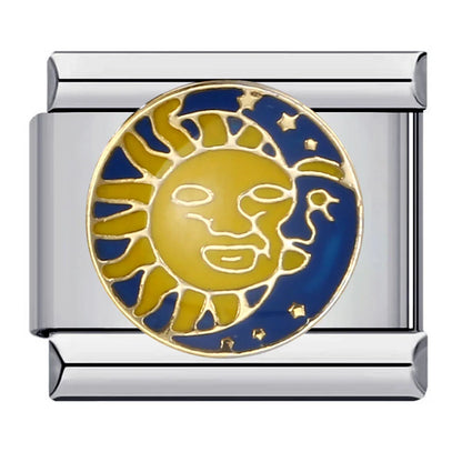 Star Moon Sun Italian Charm 172